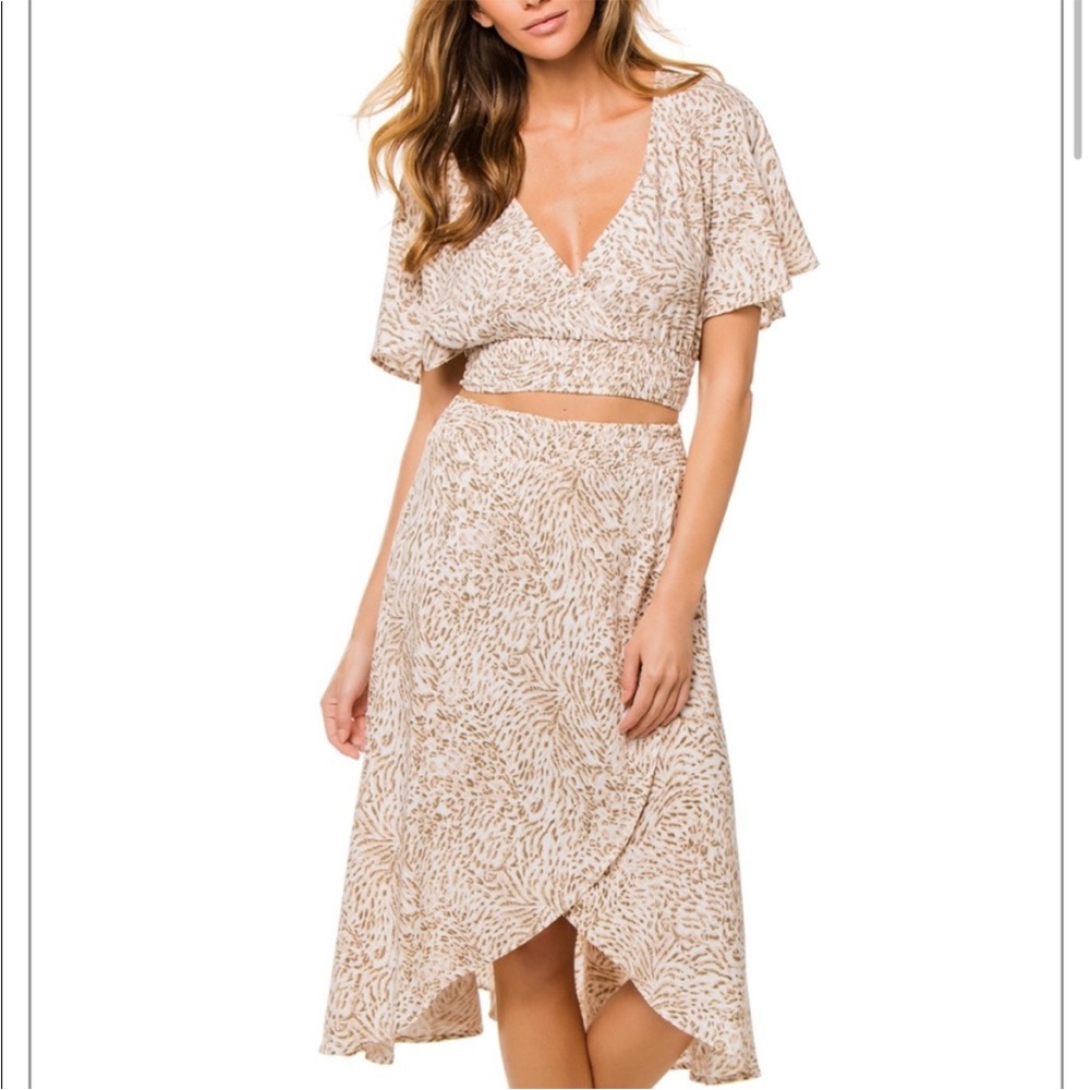 Beachgold skirt and top set